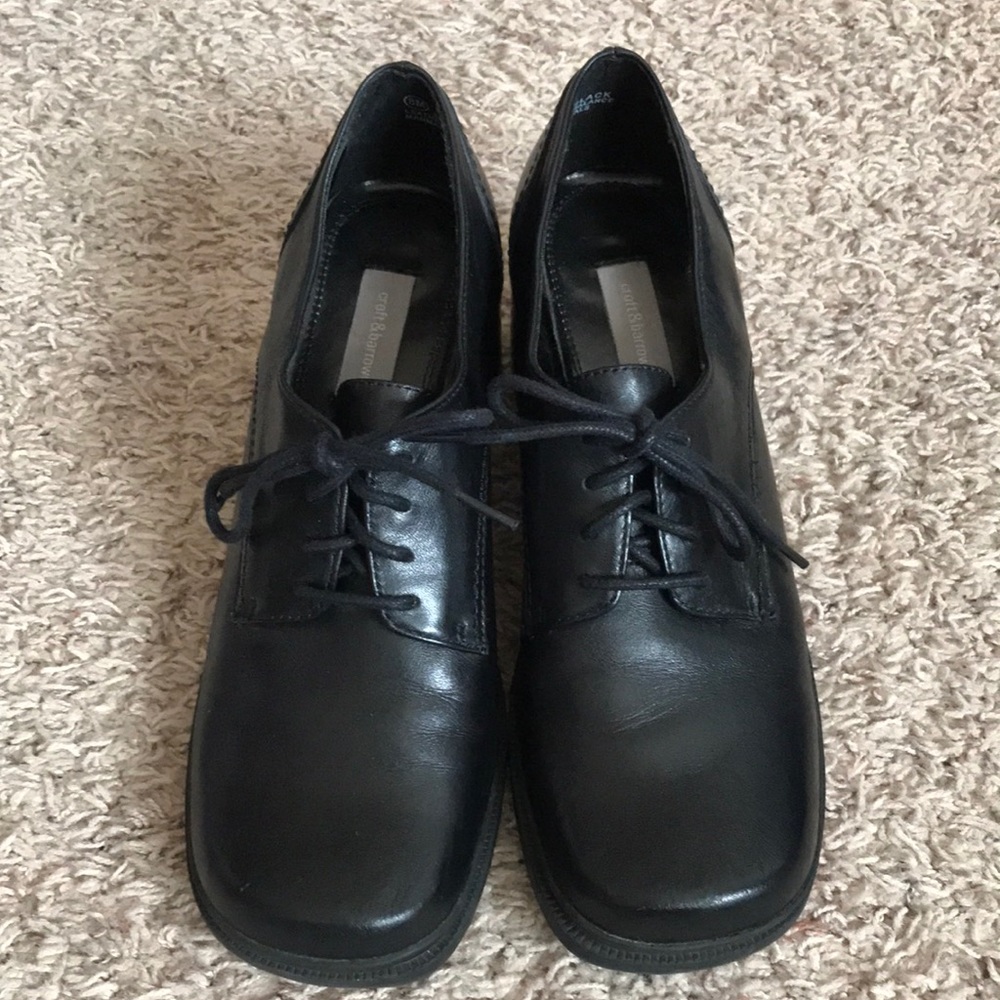 Croft & Barrow lace up chunky heel